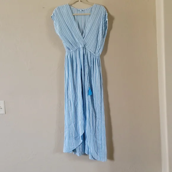 Blue Island Dresses | Blue Island Maxi Dress Medium | Color: Blue/White | Size: M | Tinimartini21'S Closet